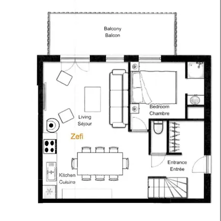 度假居 Demi Au Coeur De - Zefi 霞慕尼